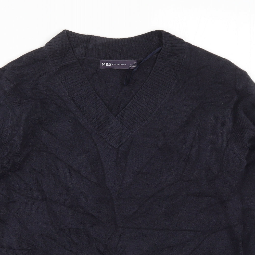Marks and Spencer Womens Blue  Knit Pullover Jumper Size 8