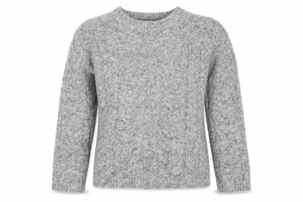 TU Womens Grey  Knit Pullover Jumper Size 10