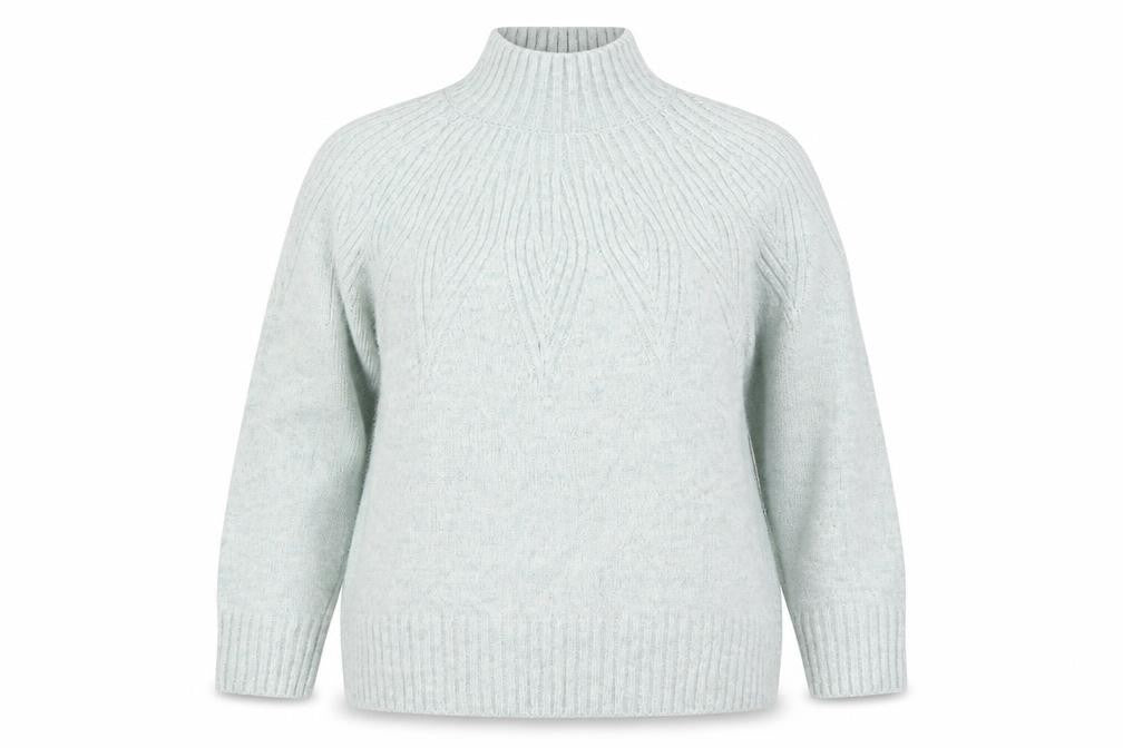 M&Co Womens Green  Knit Pullover Jumper Size M