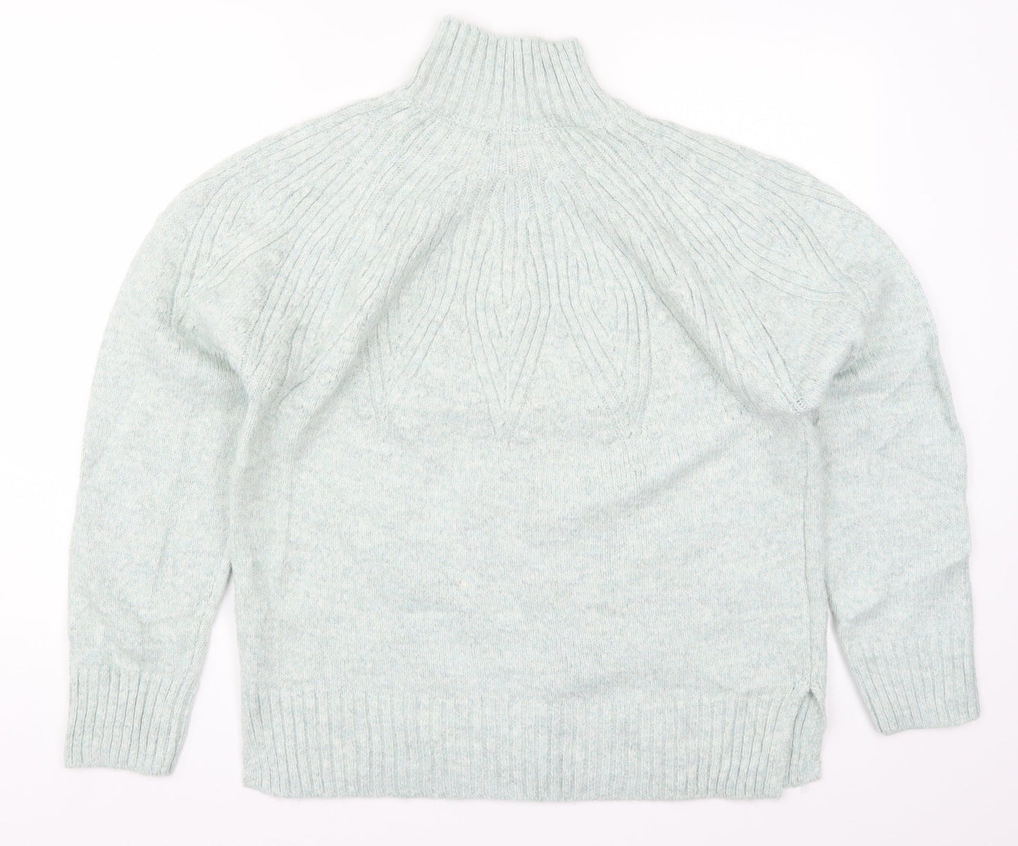 M&Co Womens Green  Knit Pullover Jumper Size M