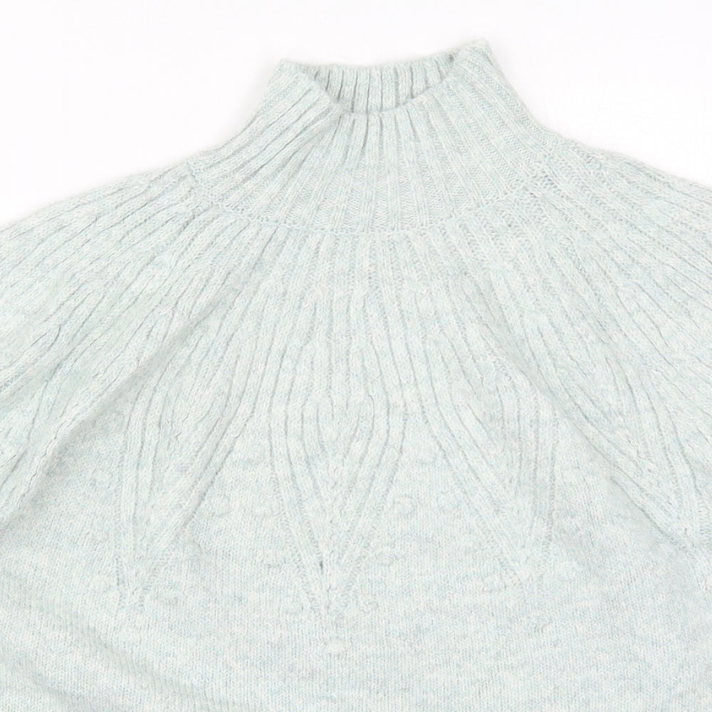 M&Co Womens Green  Knit Pullover Jumper Size M