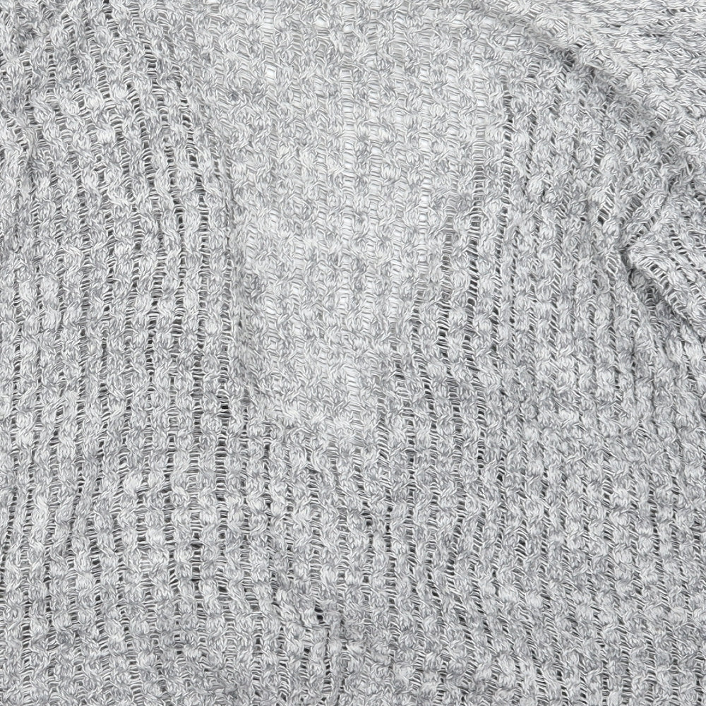 Glimpse Design Womens Grey  Knit Cardigan Jumper Size M