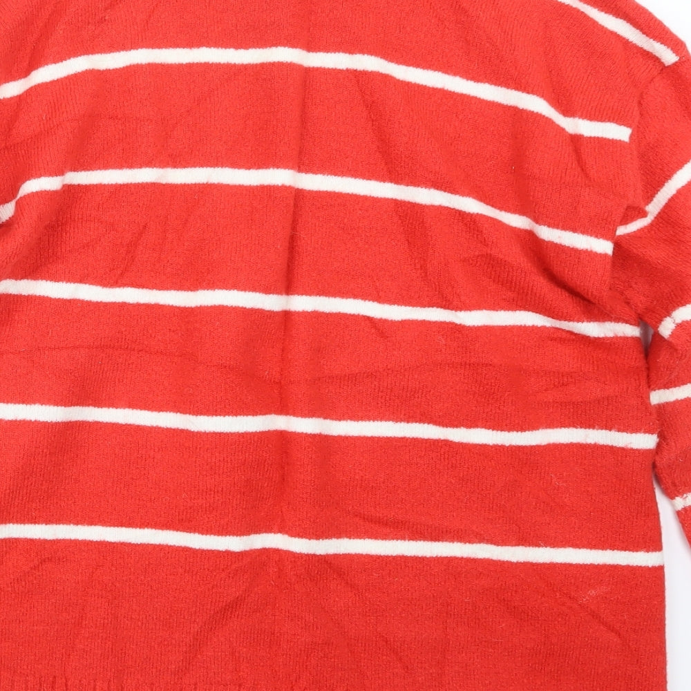 Marks and Spencer Womens Red  Knit Pullover Jumper Size M