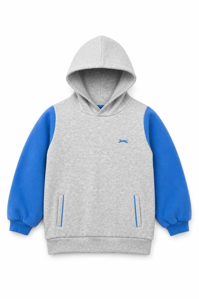Slazenger Boys Grey   Pullover Hoodie Size 5-6 Years