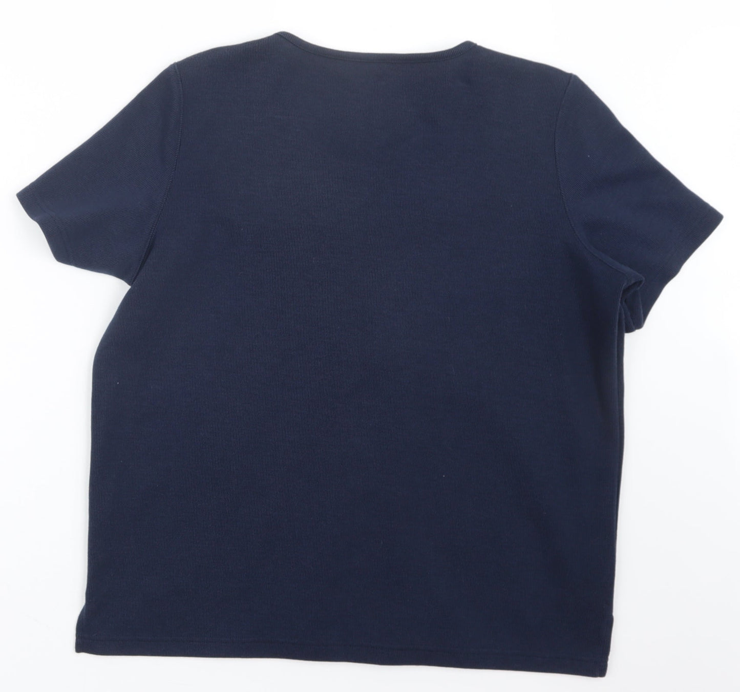 BM Womens Blue  Knit Pullover Jumper Size M