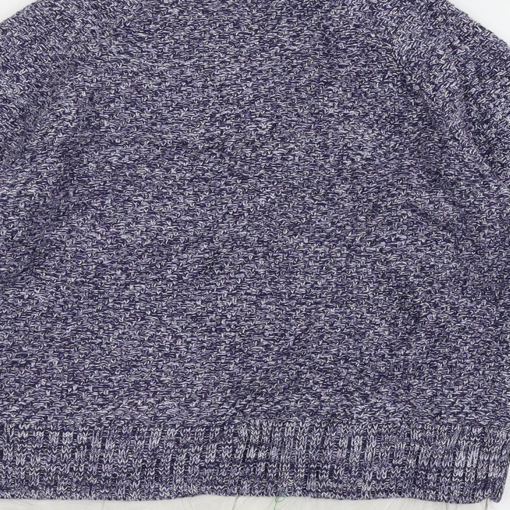 TU Womens Blue  Knit Pullover Jumper Size 14