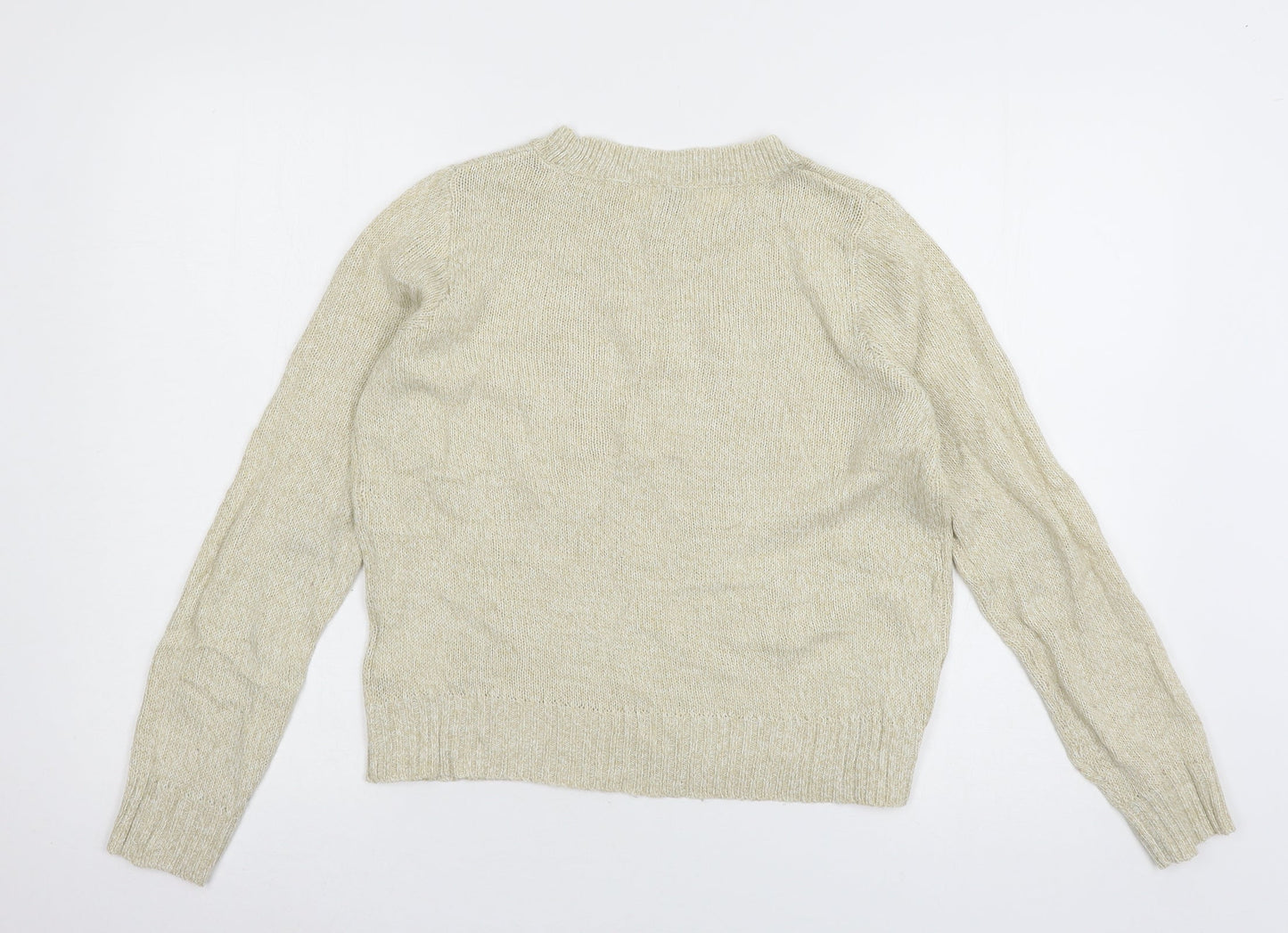 Divided Womens Beige  Knit Pullover Jumper Size XS