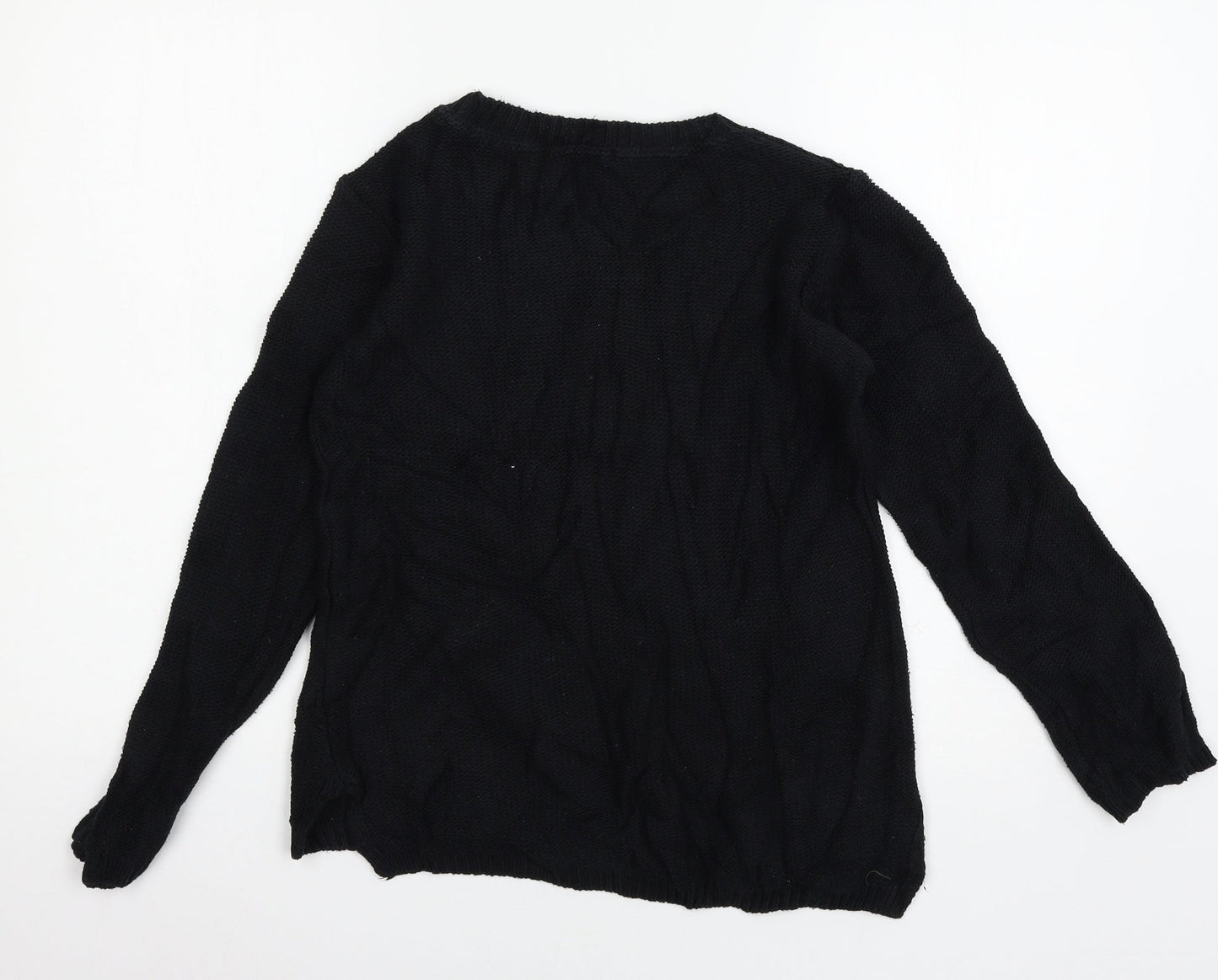 Atmosphere Womens Black  Knit Pullover Jumper Size 6