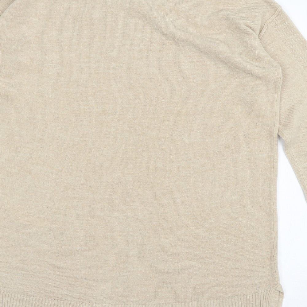 Principles Womens Beige  Knit Pullover Jumper Size 8