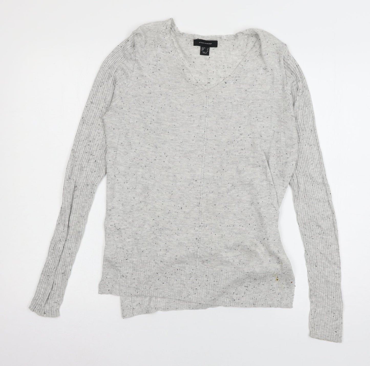 Atmosphere Womens Grey  Knit Pullover Jumper Size 8