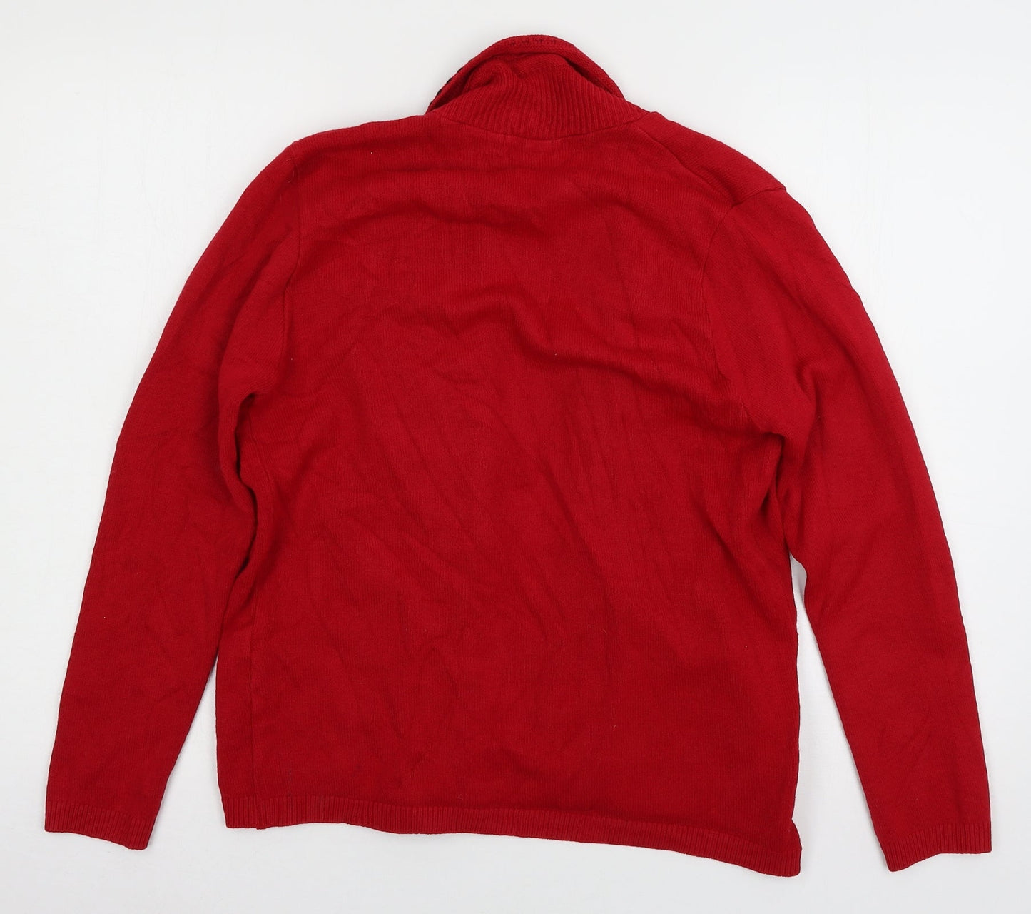 Insight Womens Red  Knit Cardigan Jumper Size M