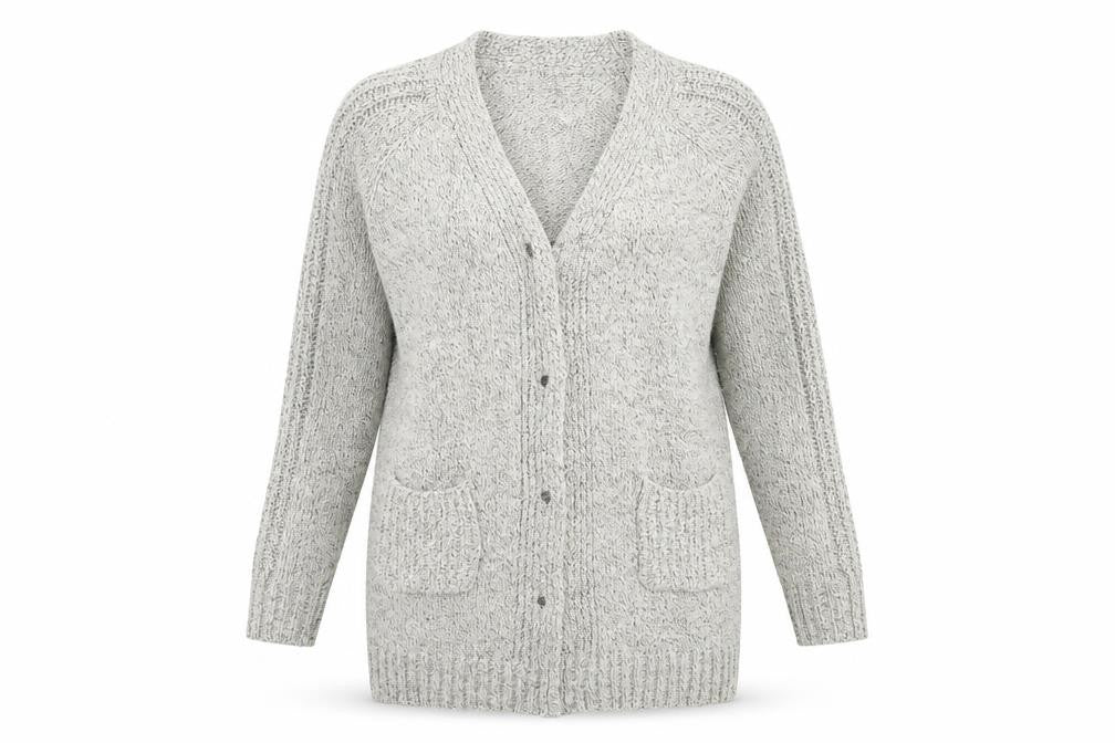 Silver Swan Womens Beige  Knit Cardigan Jumper Size M