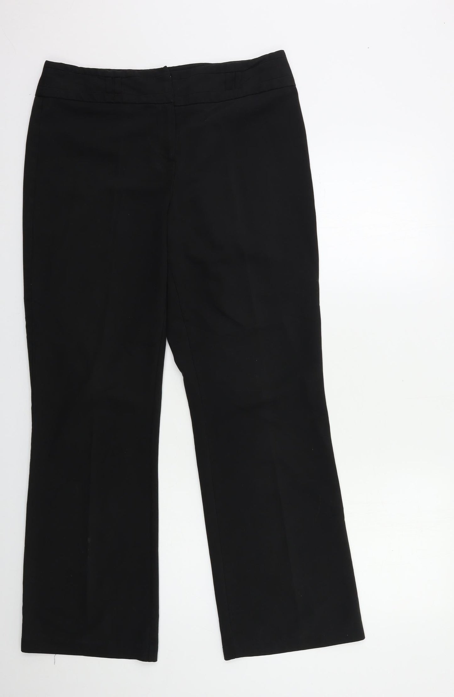 BHS Womens Black   Trousers  Size 12 L30 in