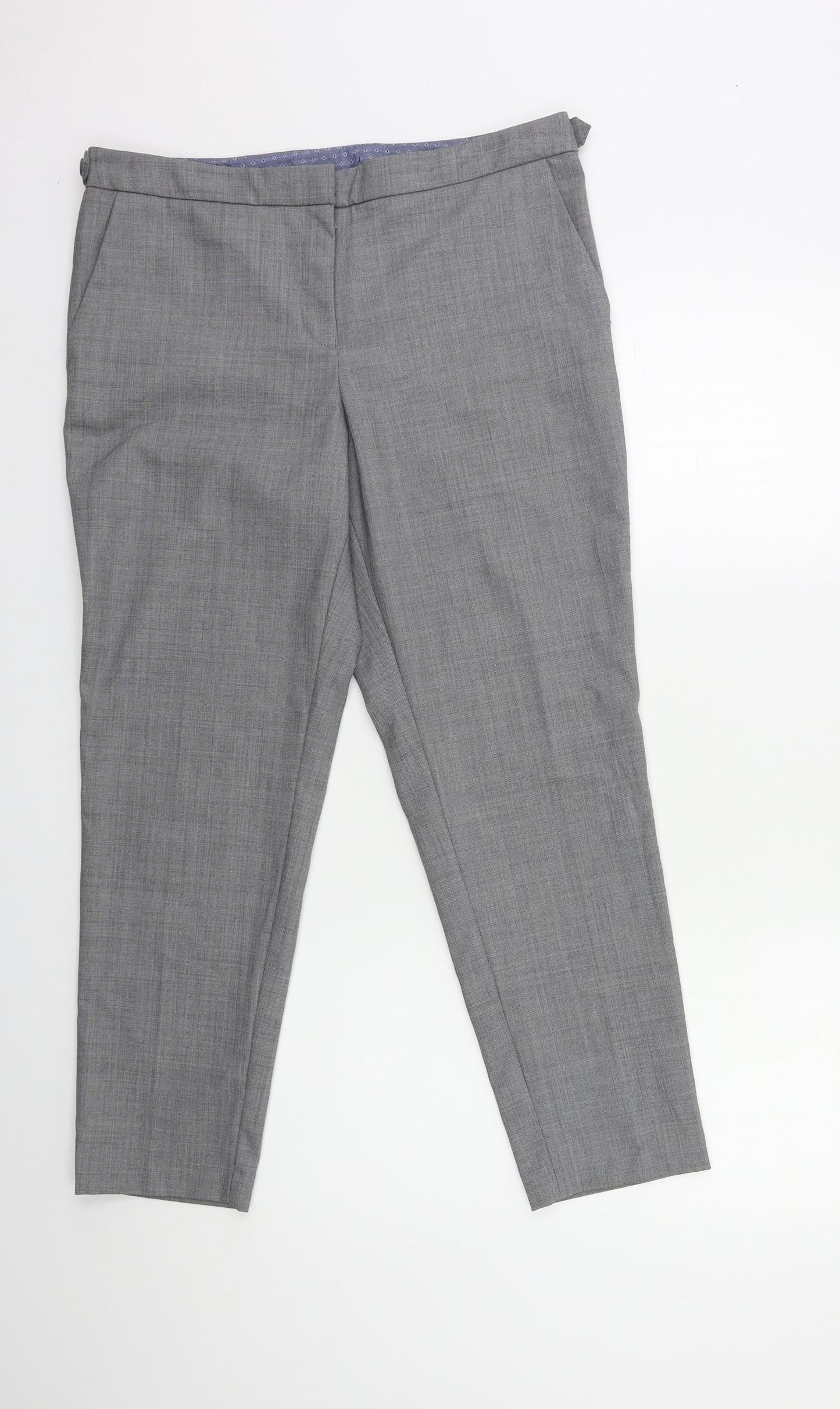 Preworn Womens Grey   Trousers  Size 32 in L27 in