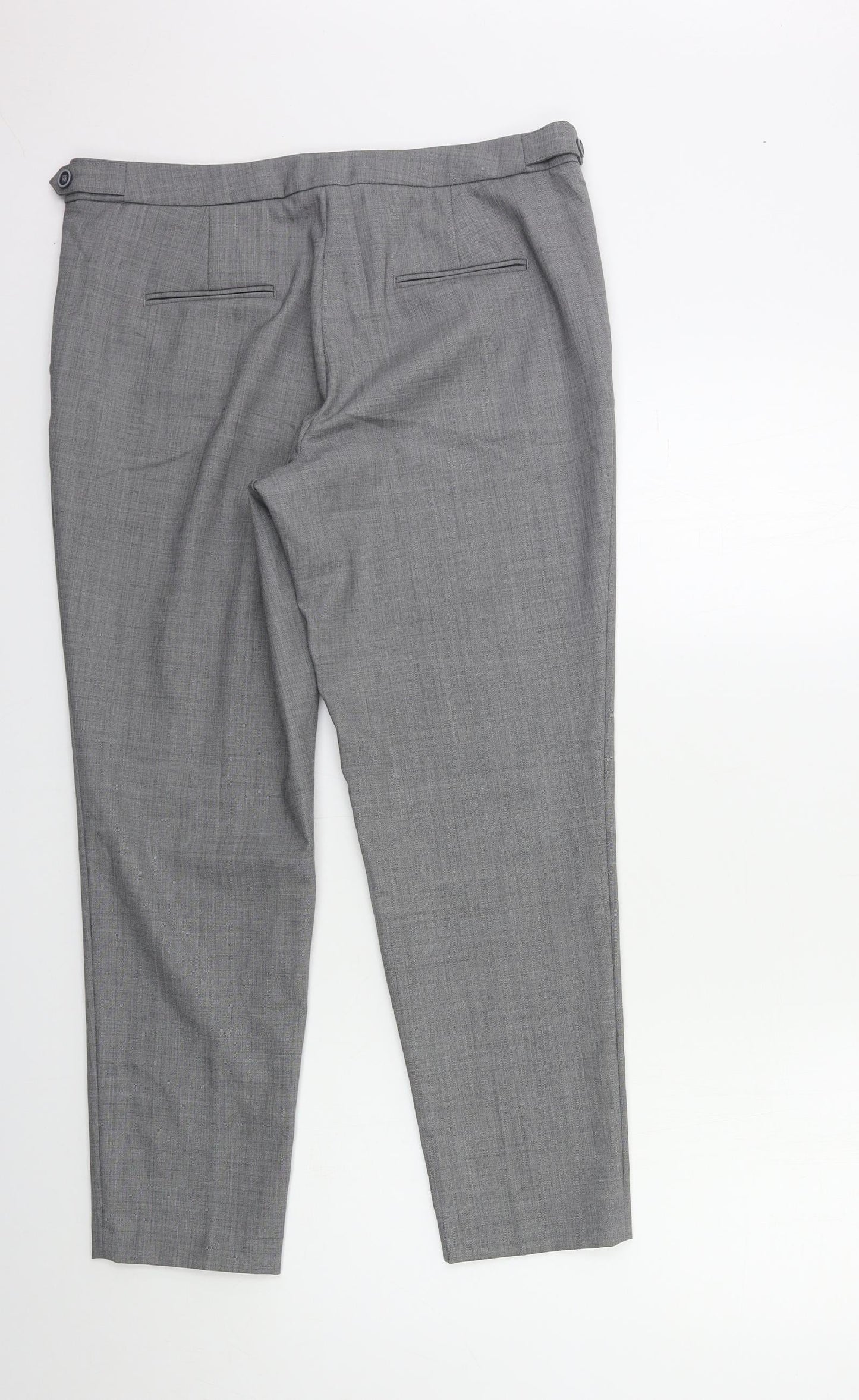 Preworn Womens Grey   Trousers  Size 32 in L27 in