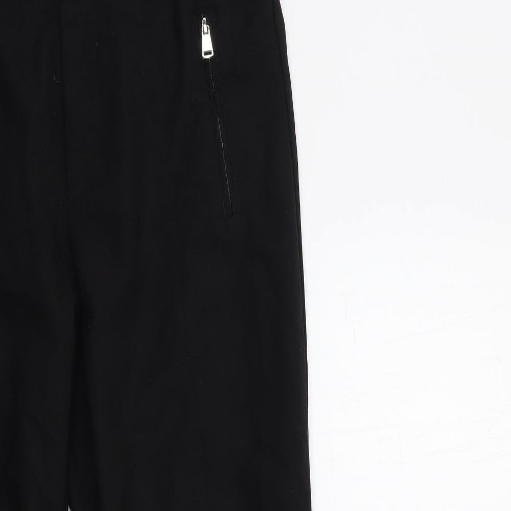 Preworn Womens Black   Trousers  Size 32 in L27 in