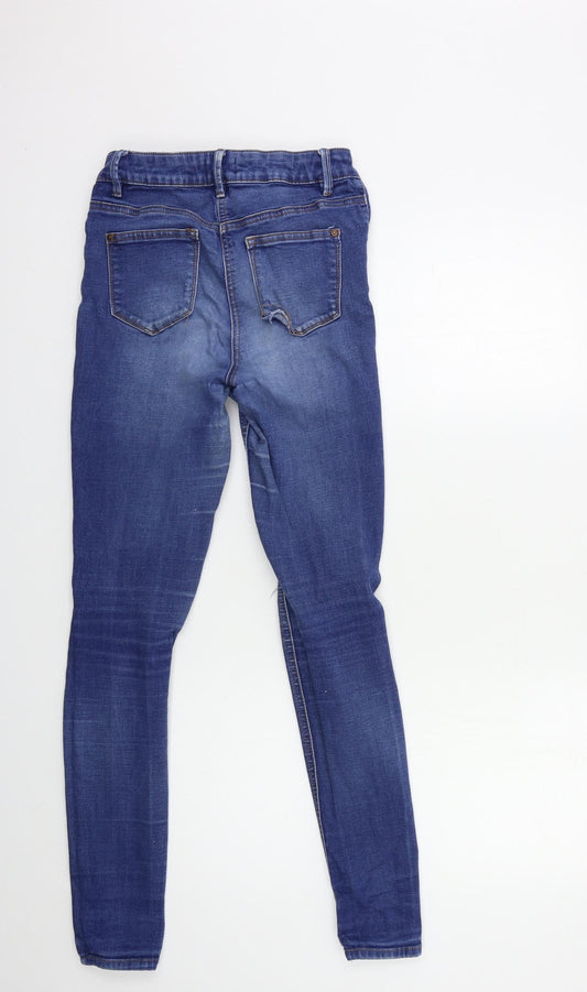 Matalan Womens Blue  Denim Skinny Jeans Size 10 L29 in