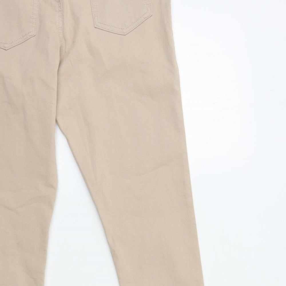 Preworn Womens Beige  Denim Jegging Jeans Size 28 in L28 in