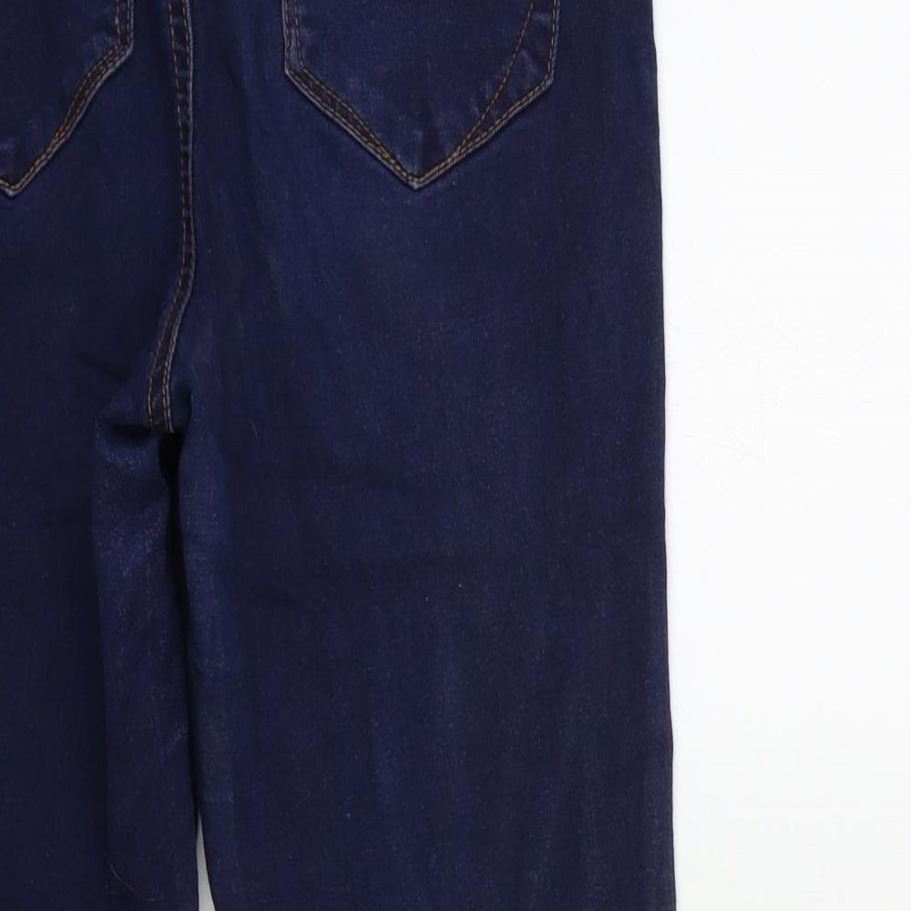 Denim & Co. Womens Blue  Denim Skinny Jeans Size 10 L25 in