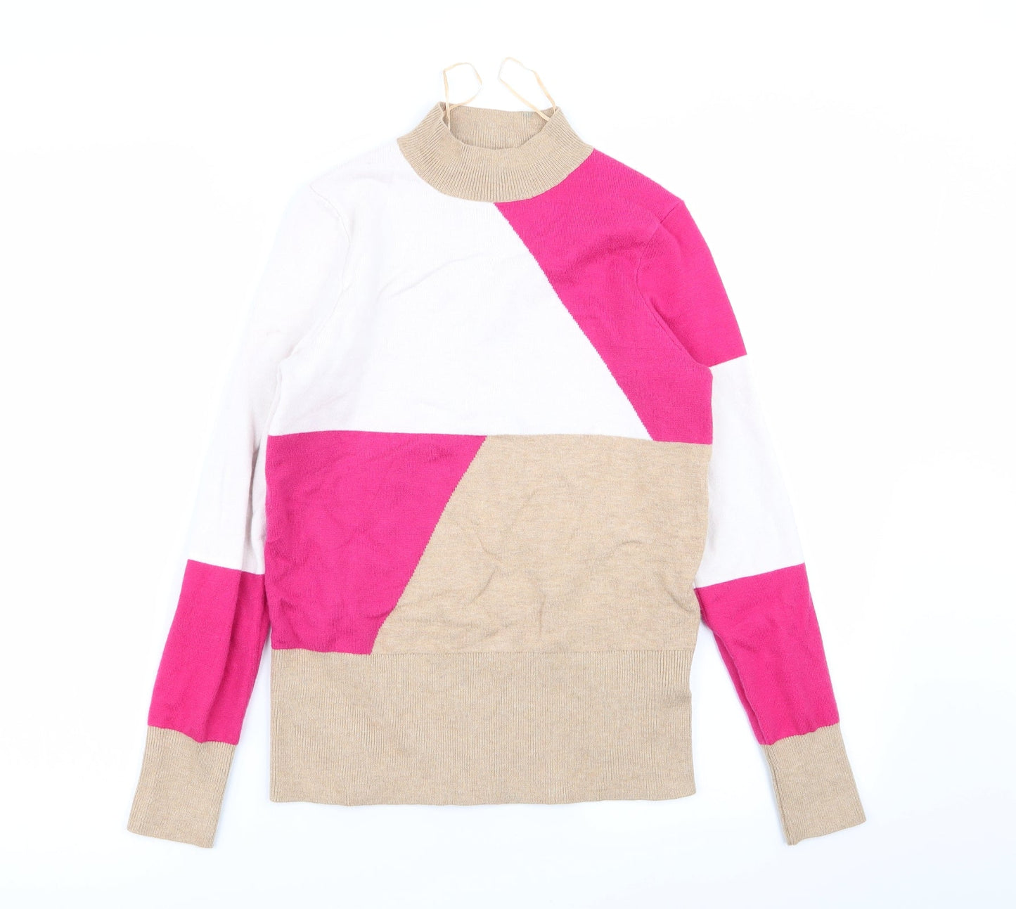 M&S Womens Multicoloured   Pullover Jumper Size 10