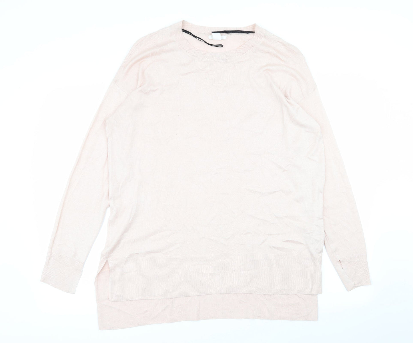 H&M Womens Pink   Pullover Jumper Size L