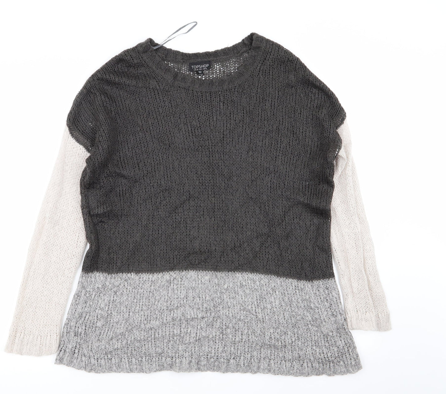 Topshop Womens Multicoloured   Pullover Jumper Size 10