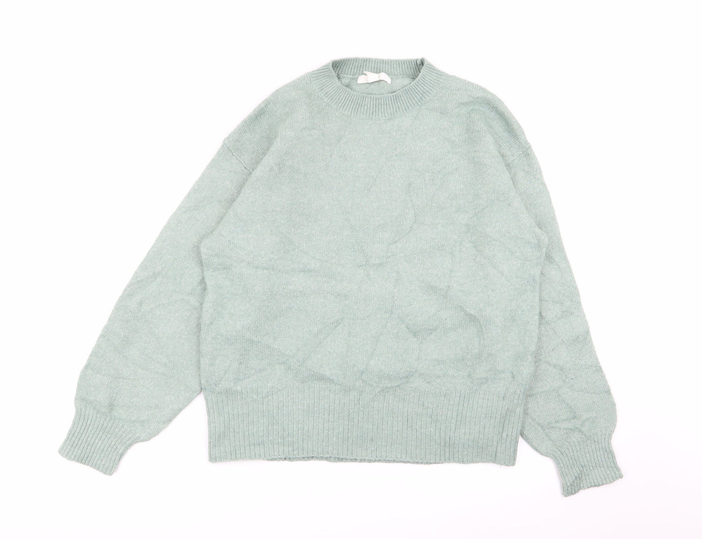 H&M Womens Green   Pullover Jumper Size S