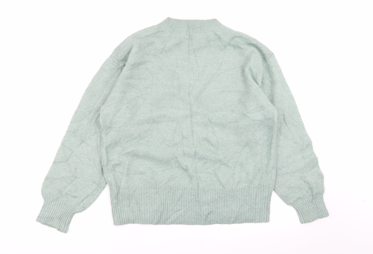 H&M Womens Green   Pullover Jumper Size S