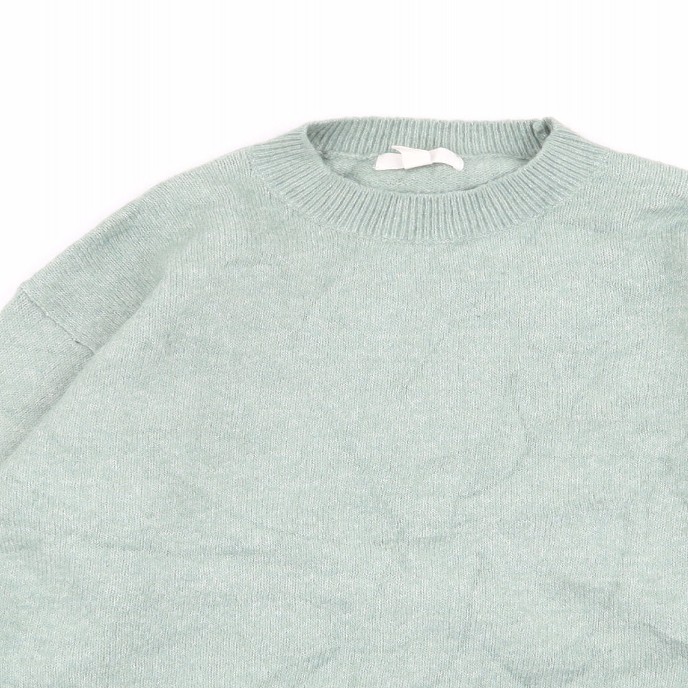 H&M Womens Green   Pullover Jumper Size S