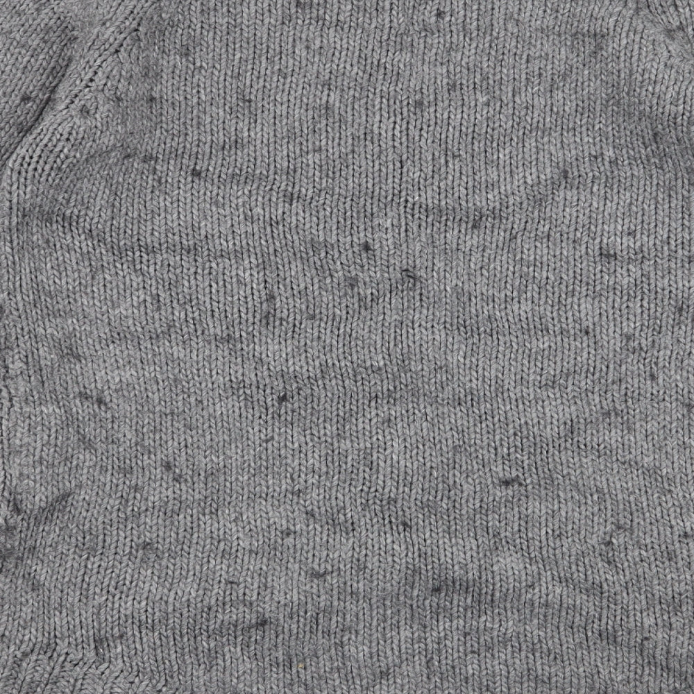 cocogio Womens Grey Polka Dot  Pullover Jumper Size 10