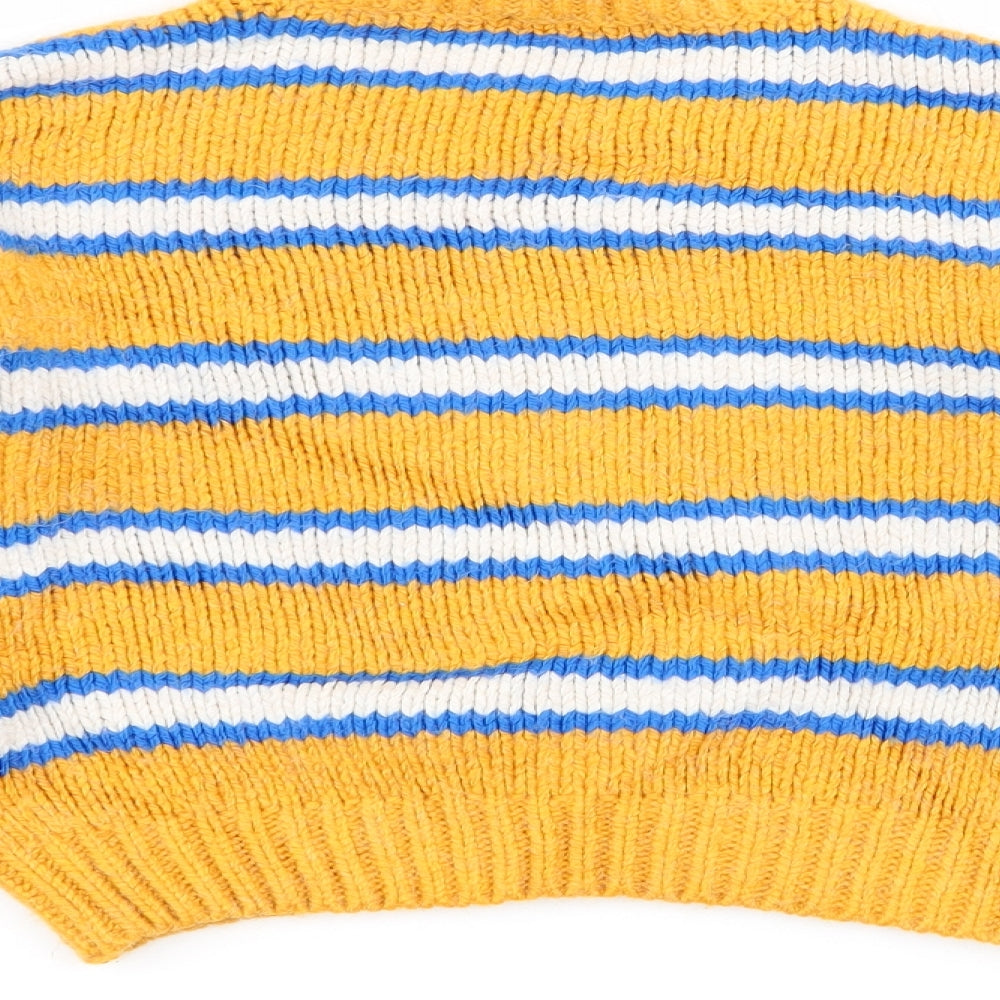 New Look Girls Multicoloured Striped  Pullover Jumper Size 12-13 Years