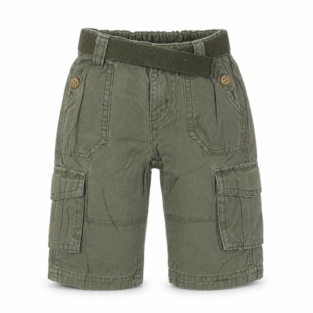 M Boys Green   Cargo Trousers Size 3-6 Months