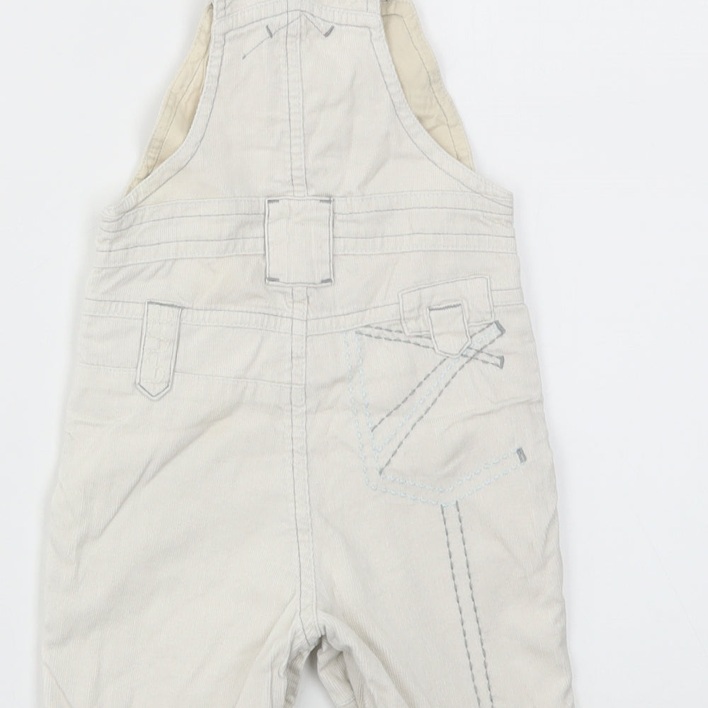 NEXT Baby Ivory   Dungaree One-Piece Size 3-6 Months