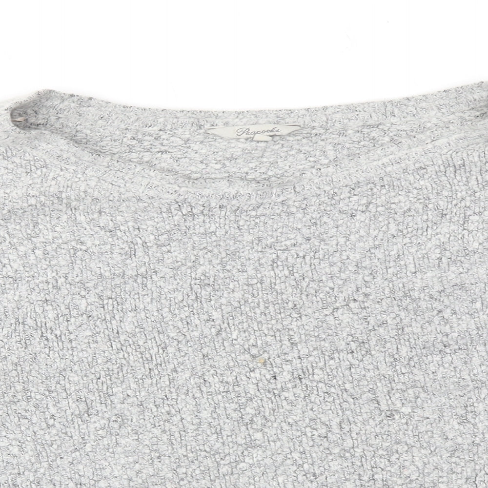 Peacocks Womens Grey   Pullover Jumper Size XL