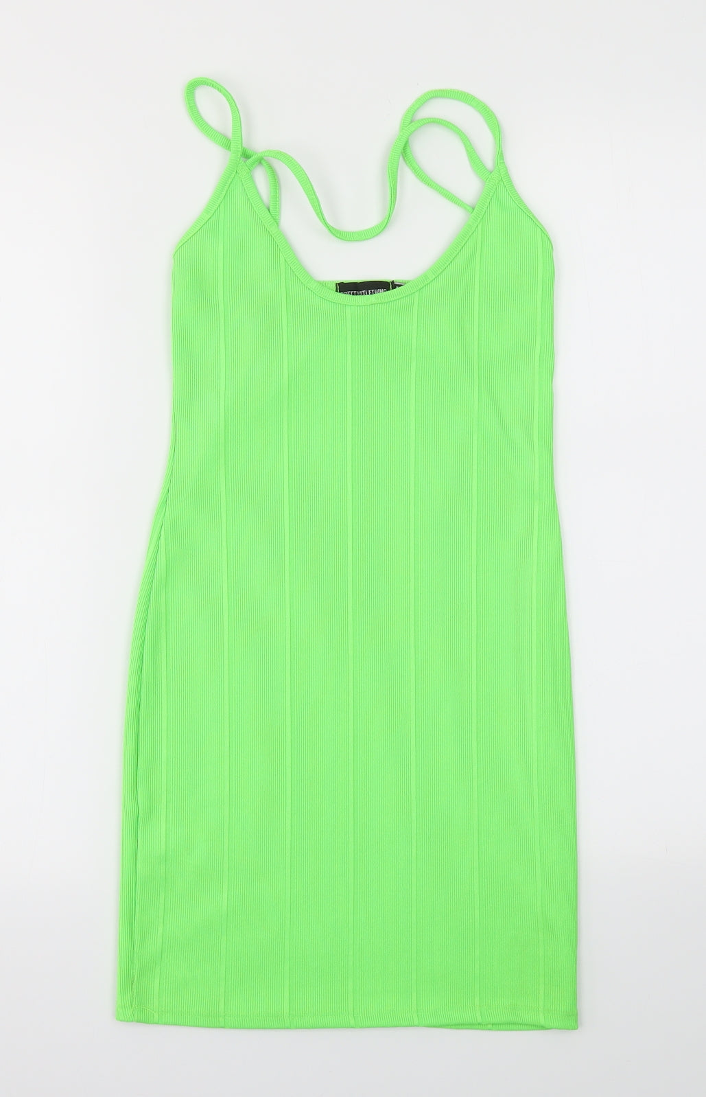 PRETTY LITLE THING  Womens Green   Fit & Flare  Size 8