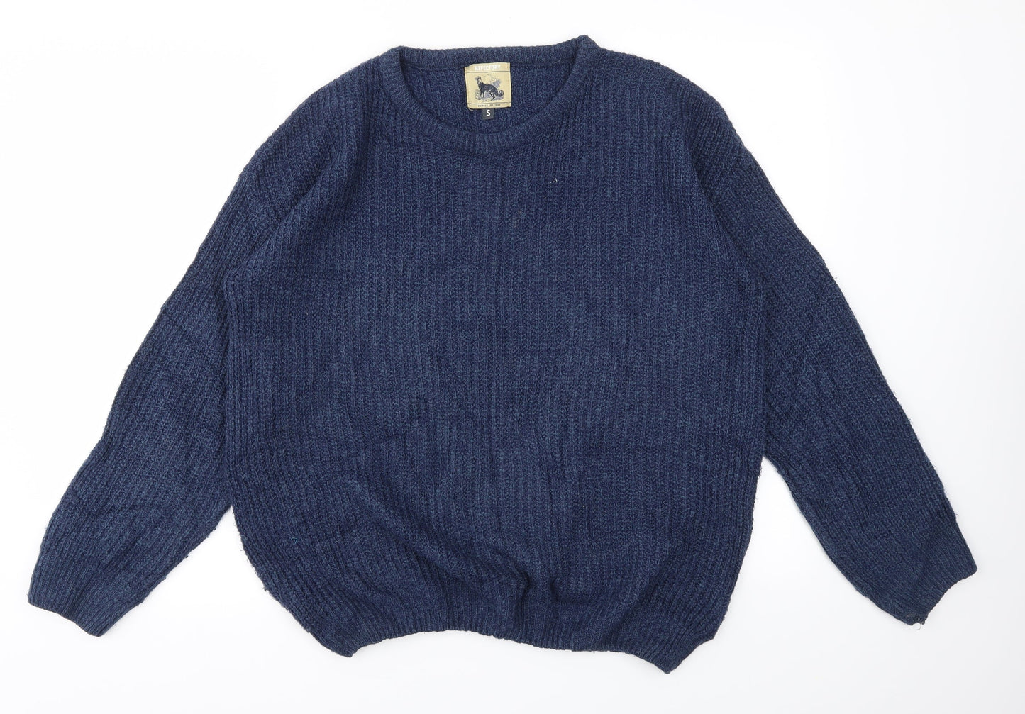 Refectory Mens Blue   Pullover Sweatshirt Size S