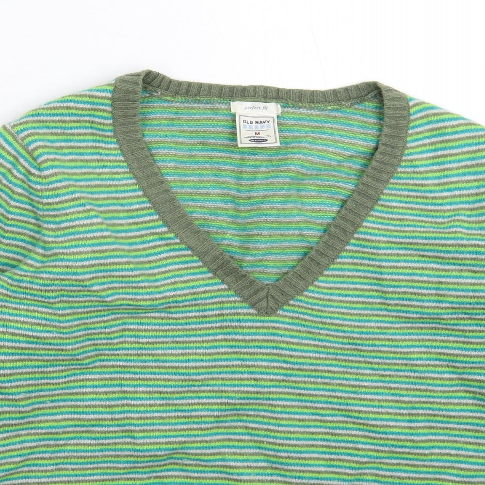 Old Navy Womens Multicoloured Striped Knit Pullover Jumper Size M