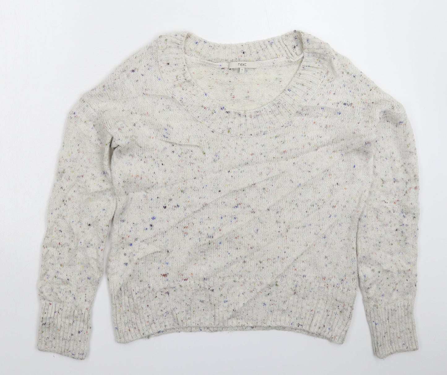 NEXT Womens Grey  Knit Pullover Jumper Size 6  - Oversized