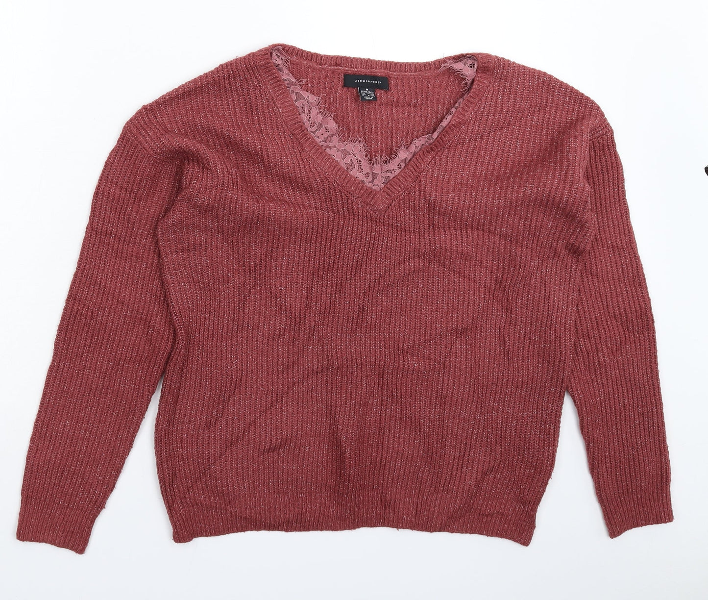 Atmosphere Womens Pink  Knit Pullover Jumper Size 12
