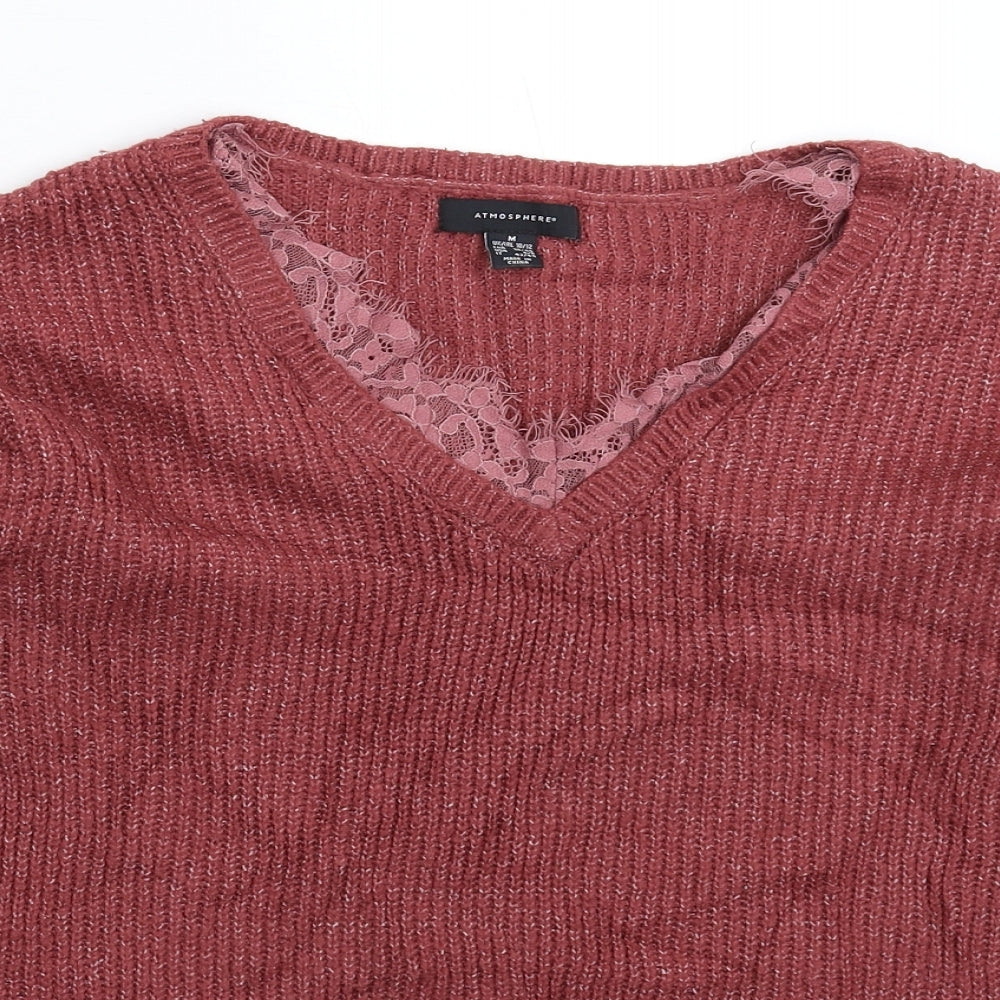 Atmosphere Womens Pink  Knit Pullover Jumper Size 12