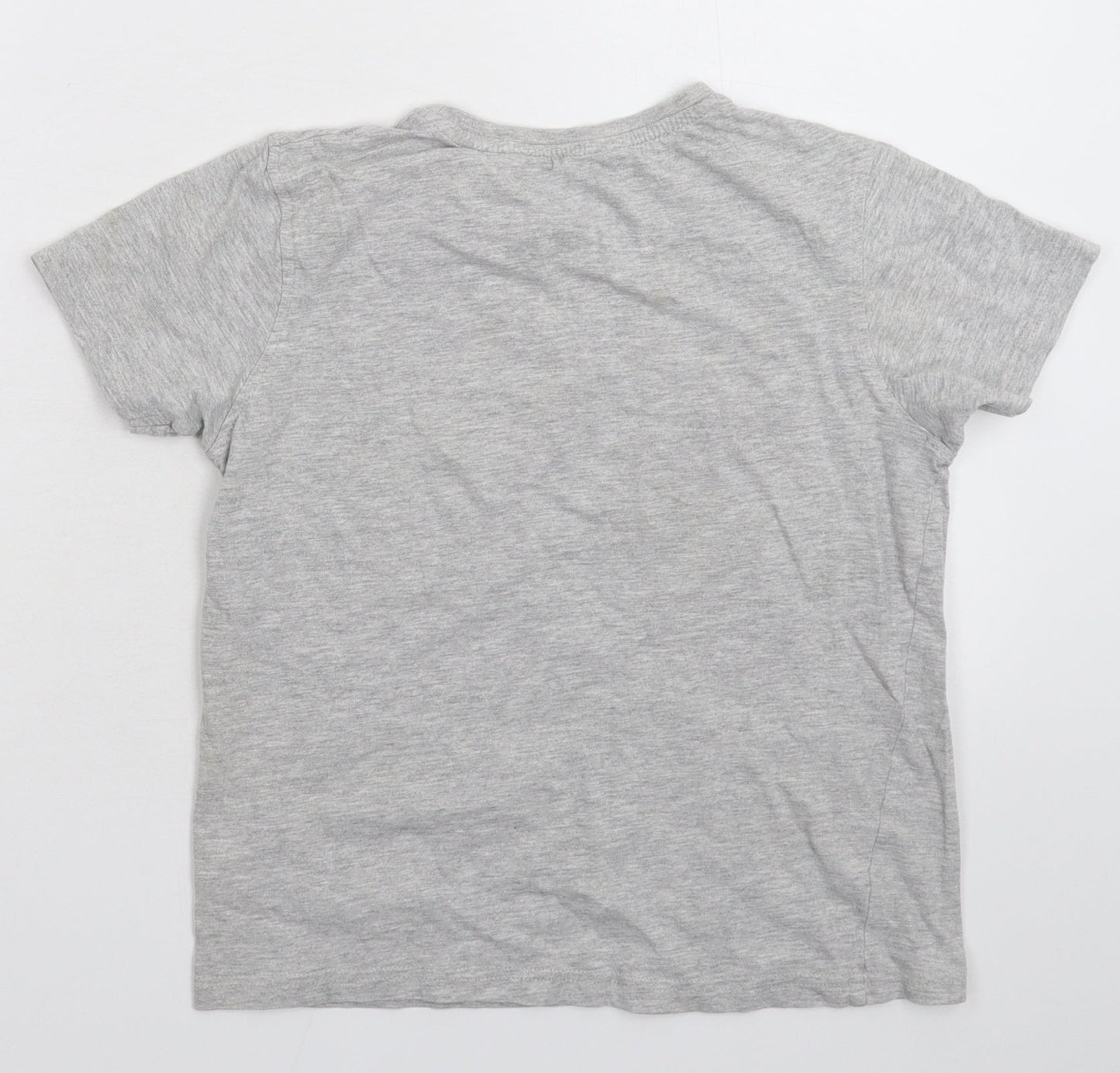 George Boys Grey   Basic T-Shirt Size 9-10 Years