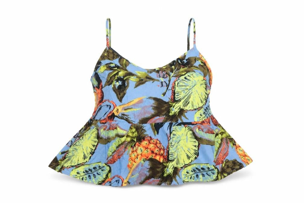 Topshop Womens Multicoloured   Basic Tank Size 6