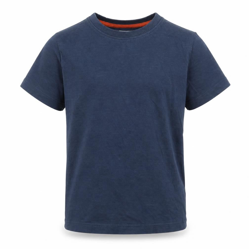 M&Co Boys Blue   Basic T-Shirt Size 7-8 Years