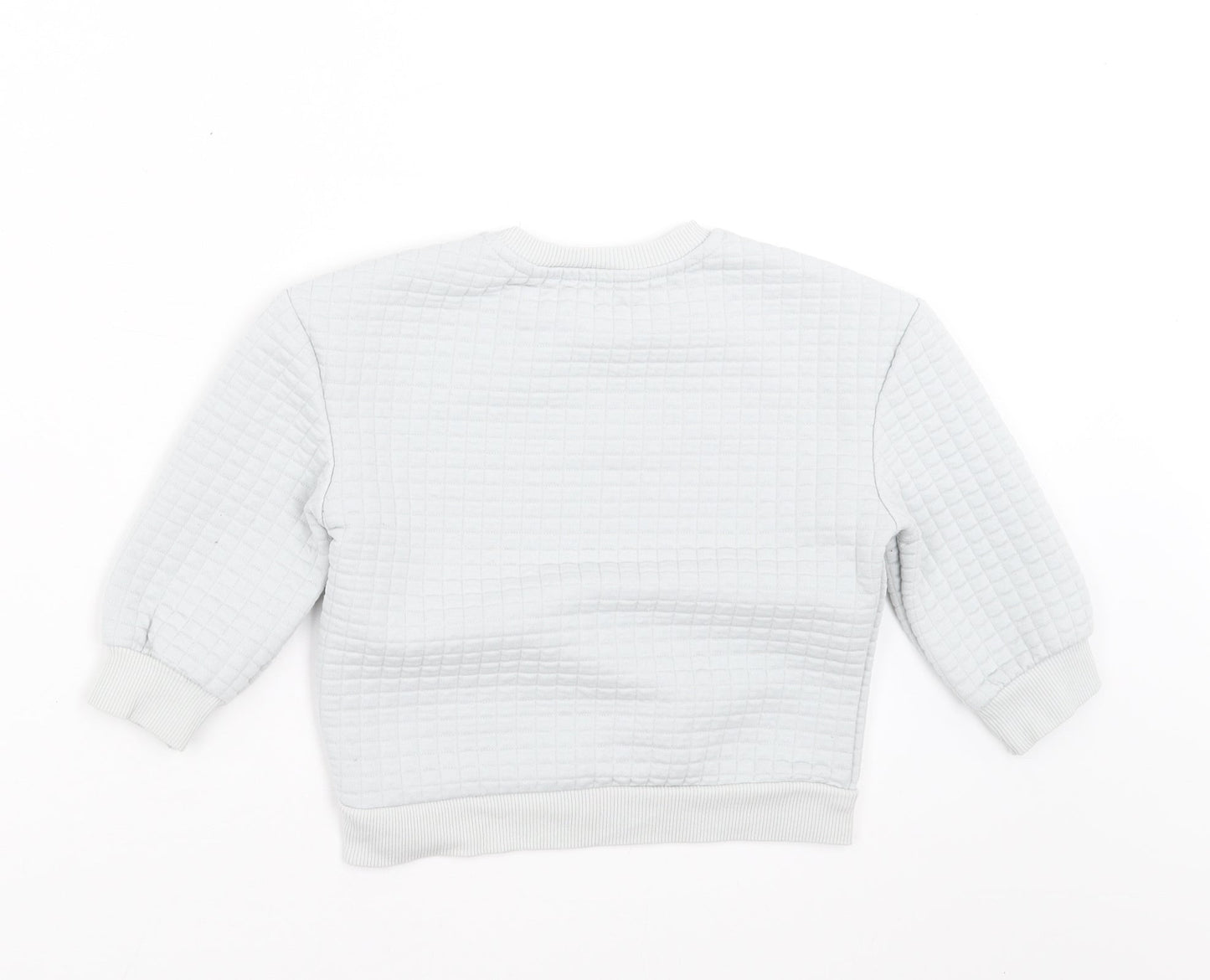Matalan Boys Grey Check  Pullover Sweatshirt Size 2-3 Years