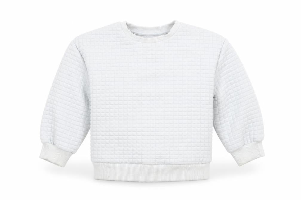 Matalan Boys Grey Check  Pullover Sweatshirt Size 3-4 Years