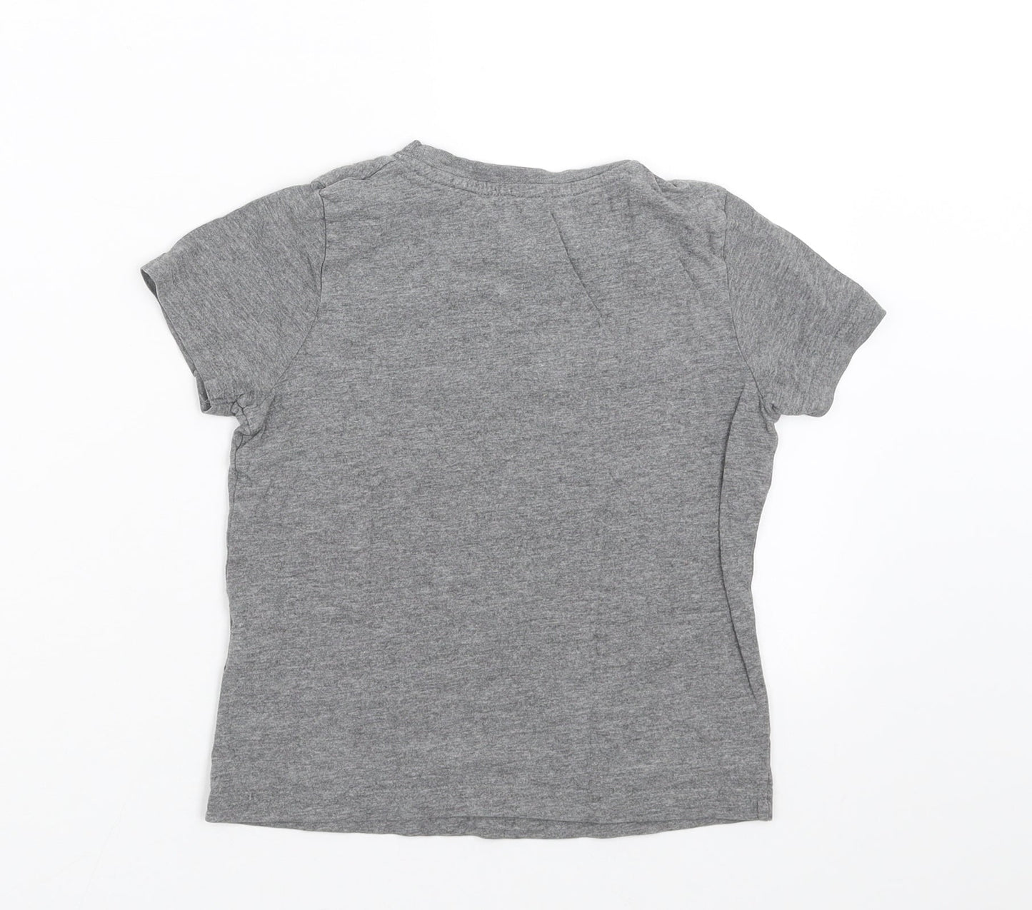 Lupilu Girls Grey   Basic T-Shirt Size 5-6 Years  - cactus