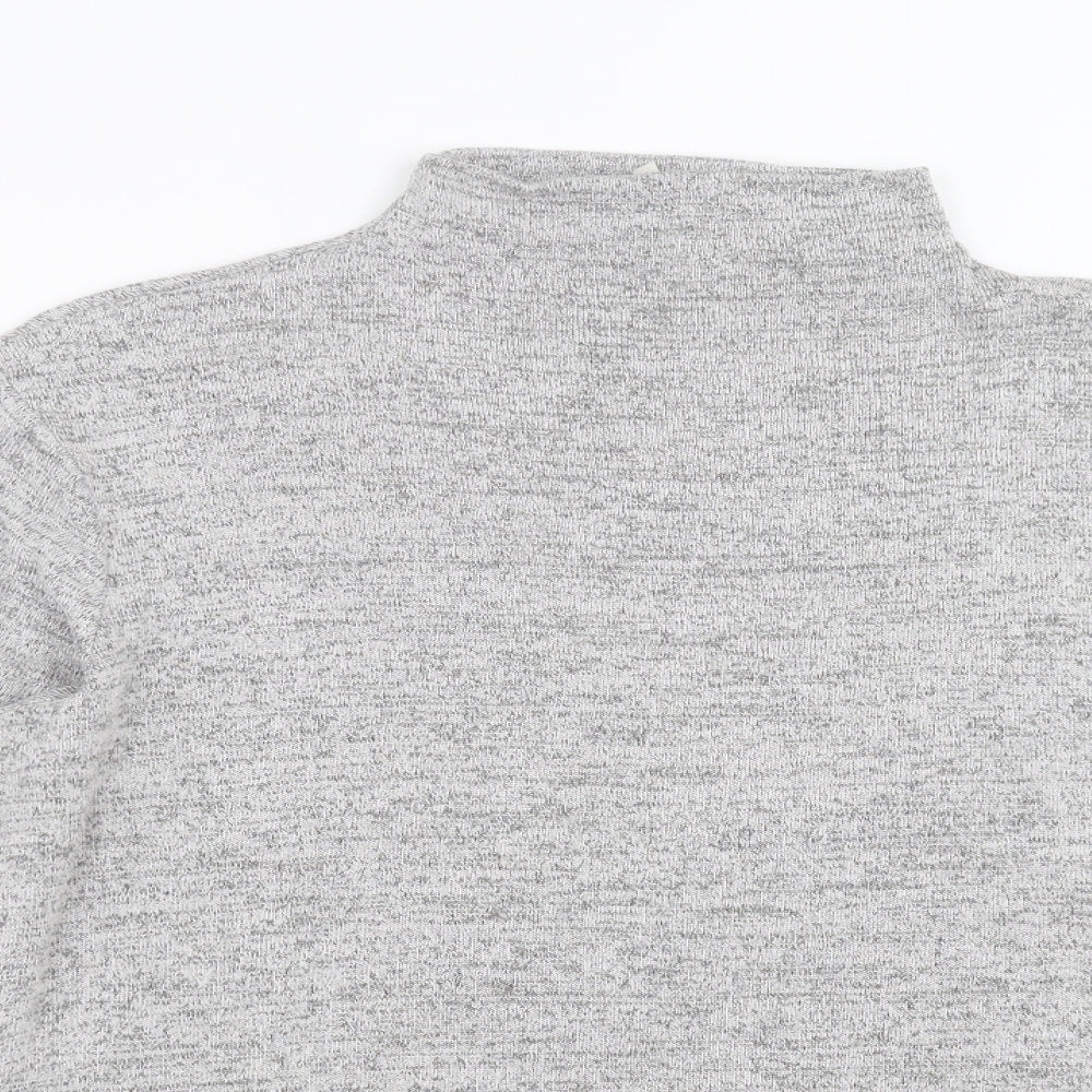 NEXT Womens Grey  Knit Pullover Jumper Size 18  - side panel detail