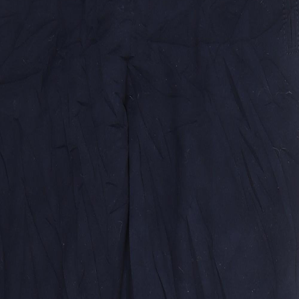 M&S Womens Blue   Trousers  Size 14 L27 in