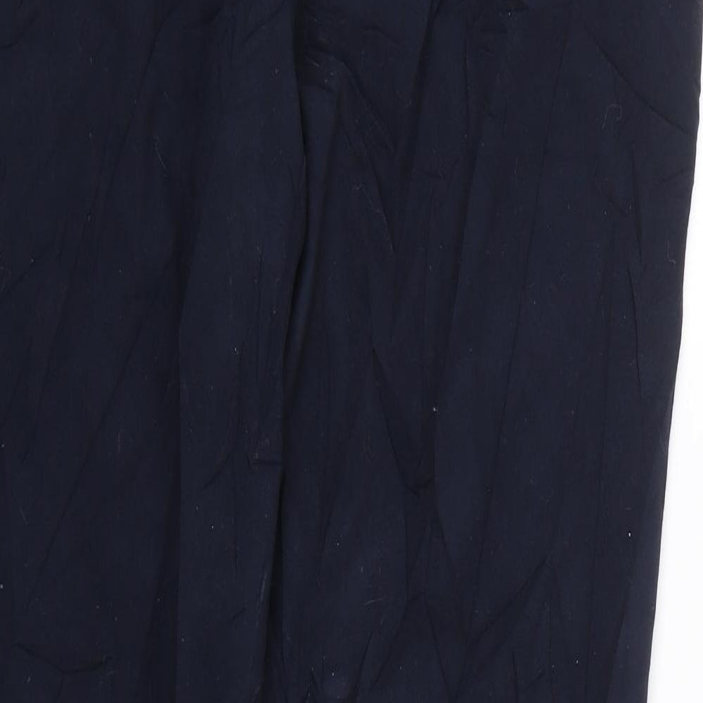 M&S Womens Blue   Trousers  Size 14 L27 in