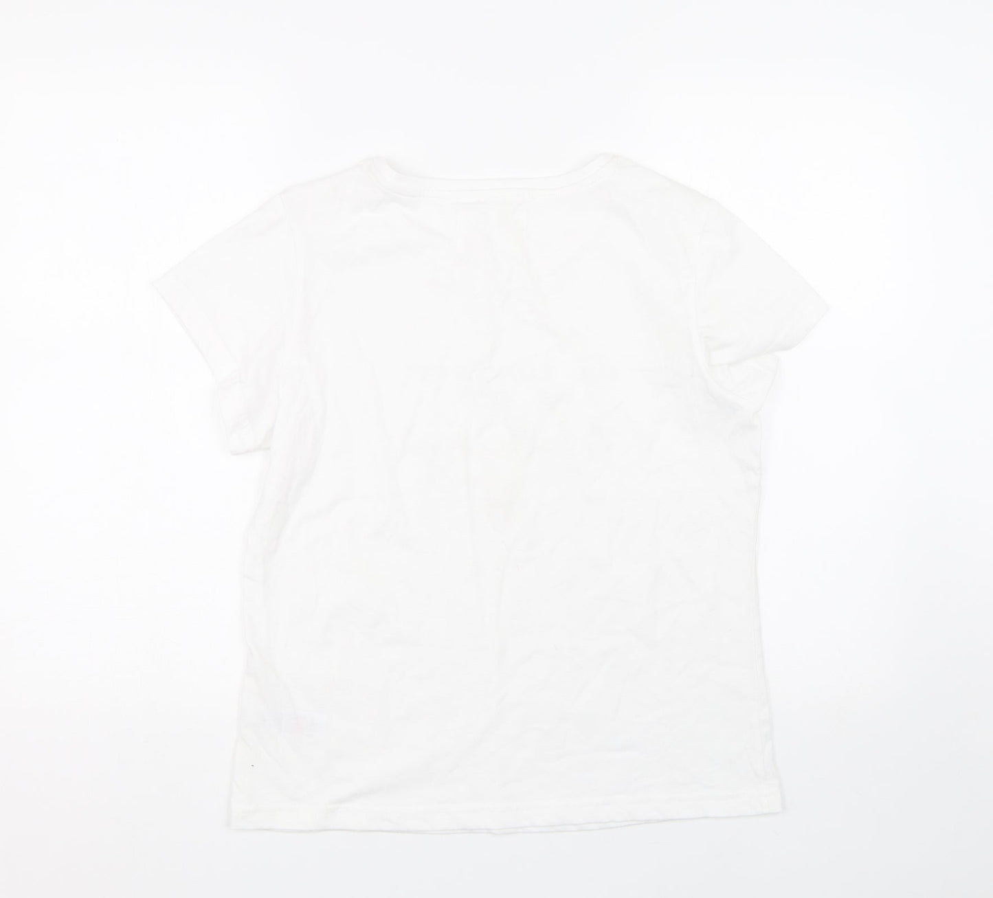 F&F Womens White   Top Pyjama Top Size S